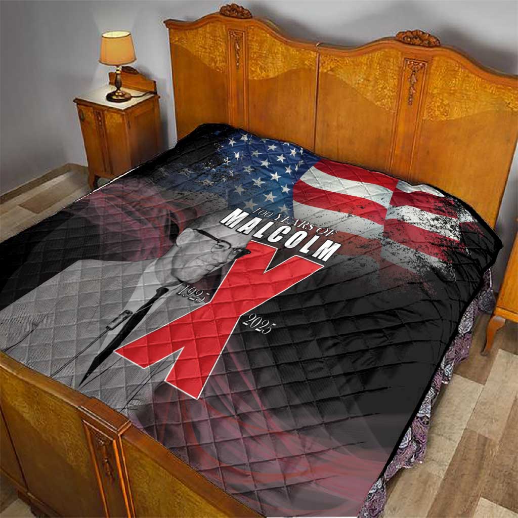 100 Years of Malcolm X Quilt His Legacy for Black LT15