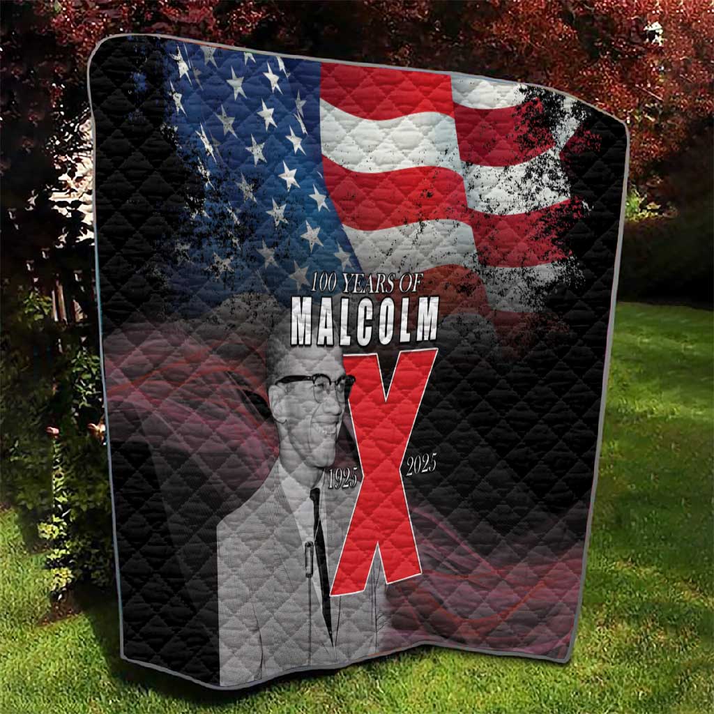 100 Years of Malcolm X Quilt His Legacy for Black LT15