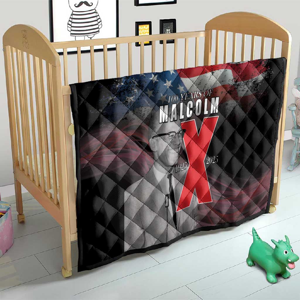 100 Years of Malcolm X Quilt His Legacy for Black LT15