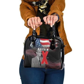 African American El Hajj Malik El Shabazz Shoulder Handbag 100 Years of Malcolm X LT15