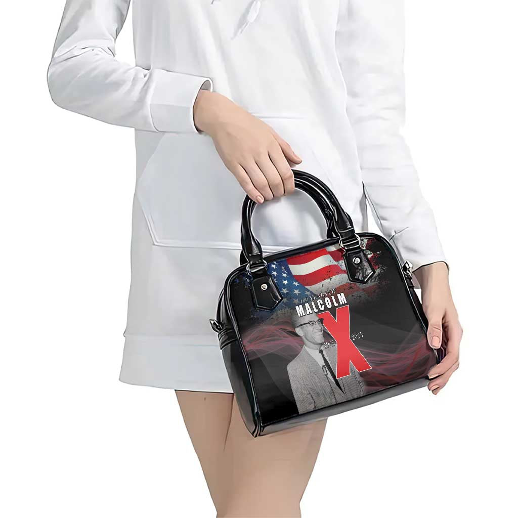African American El Hajj Malik El Shabazz Shoulder Handbag 100 Years of Malcolm X LT15
