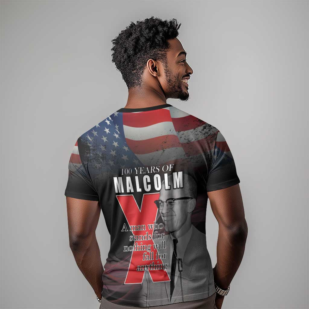 100 Years of Malcolm X T shirt His Legacy for Black LT15