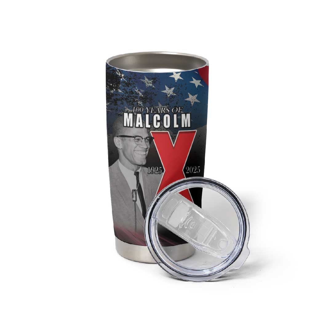 100 Years of Malcolm X Tumbler Cup His Legacy for Black LT15