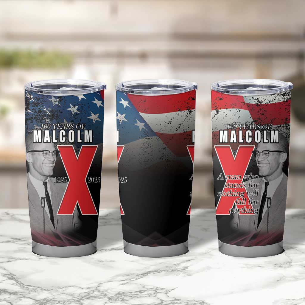 100 Years of Malcolm X Tumbler Cup His Legacy for Black LT15