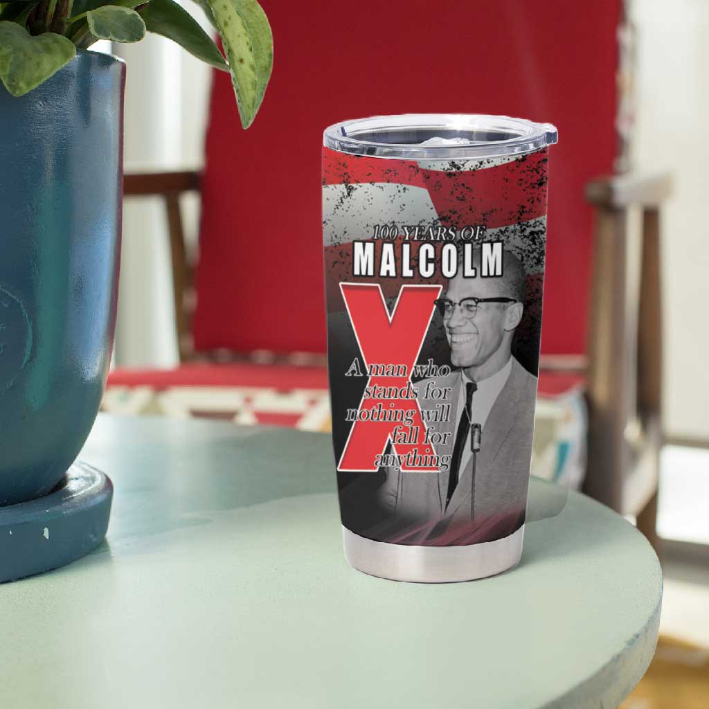 100 Years of Malcolm X Tumbler Cup His Legacy for Black LT15