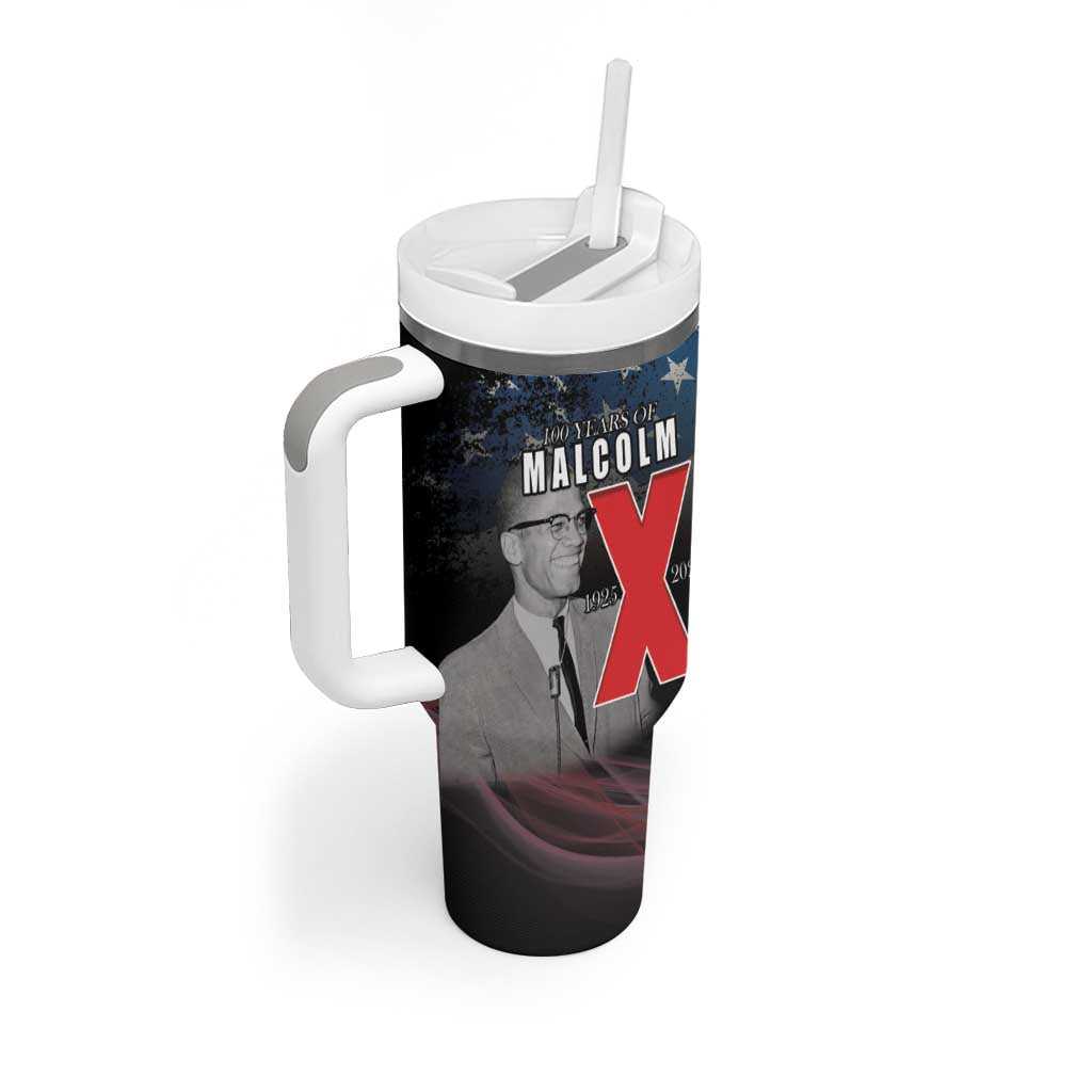 100 Years of Malcolm X Tumbler With Handle His Legacy for Black LT15