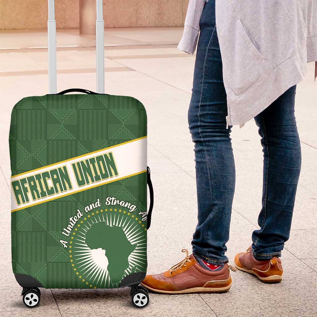 African Union Day Luggage Cover Emblem With Kente Pattern LT15
