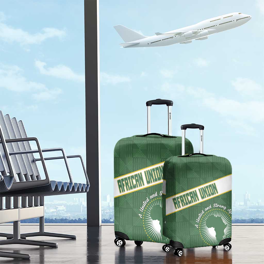 African Union Day Luggage Cover Emblem With Kente Pattern LT15