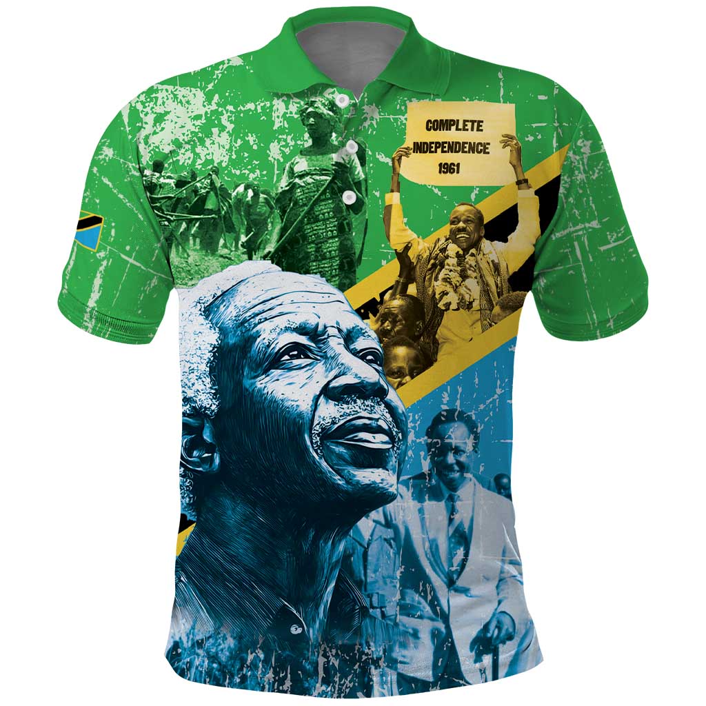 Happy Tanzania Nyerere Day Polo Shirt One Nation - One People LT15