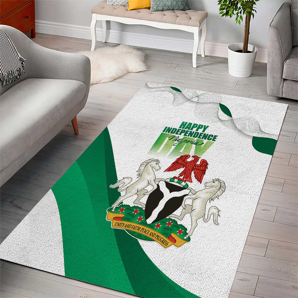 Nigeria Area Rug Happy Independence Day LT15