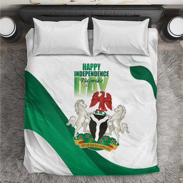 Nigeria Bedding Set Happy Independence Day LT15
