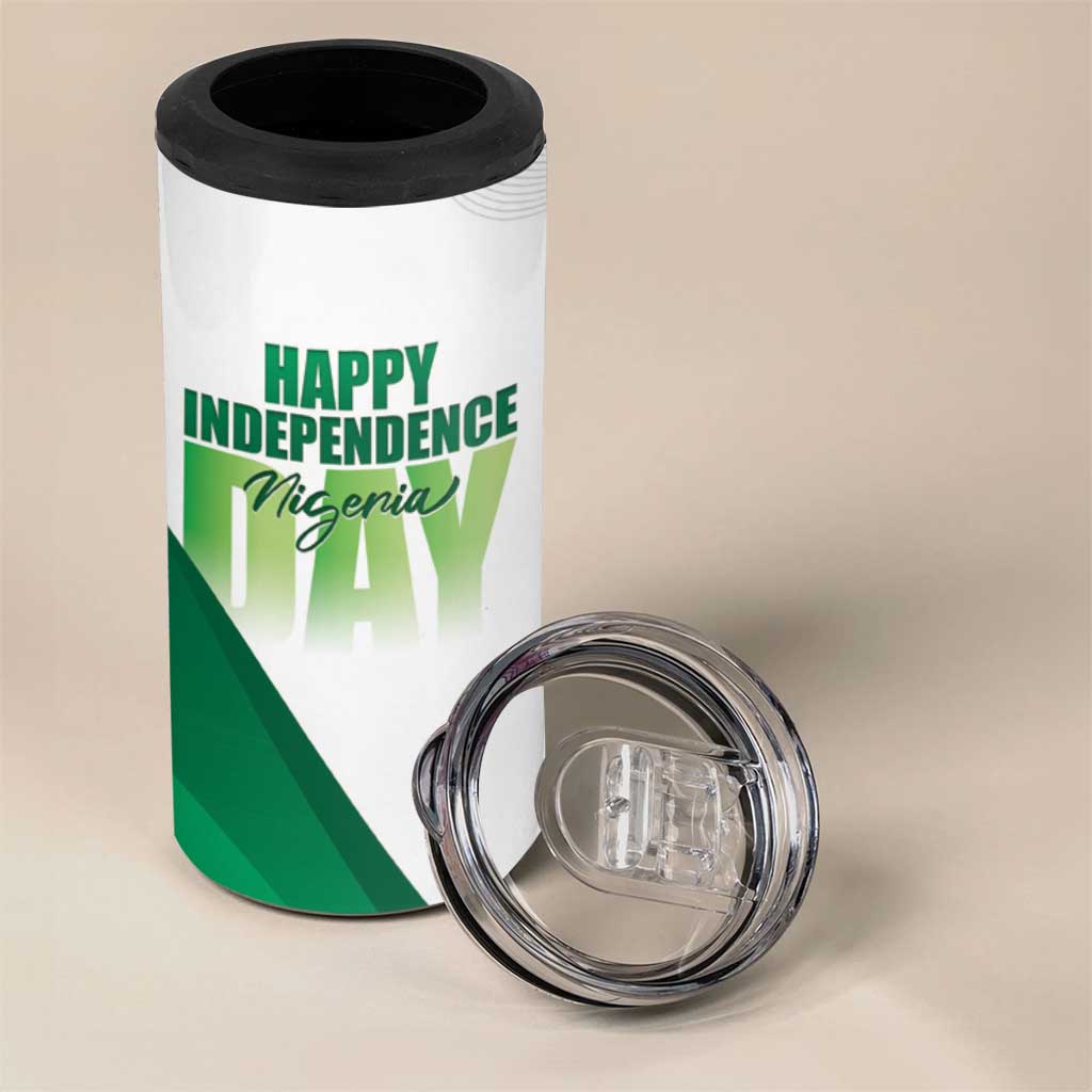 Nigeria Personalized 4 in 1 Can Cooler Tumbler Happy Independence Day LT15