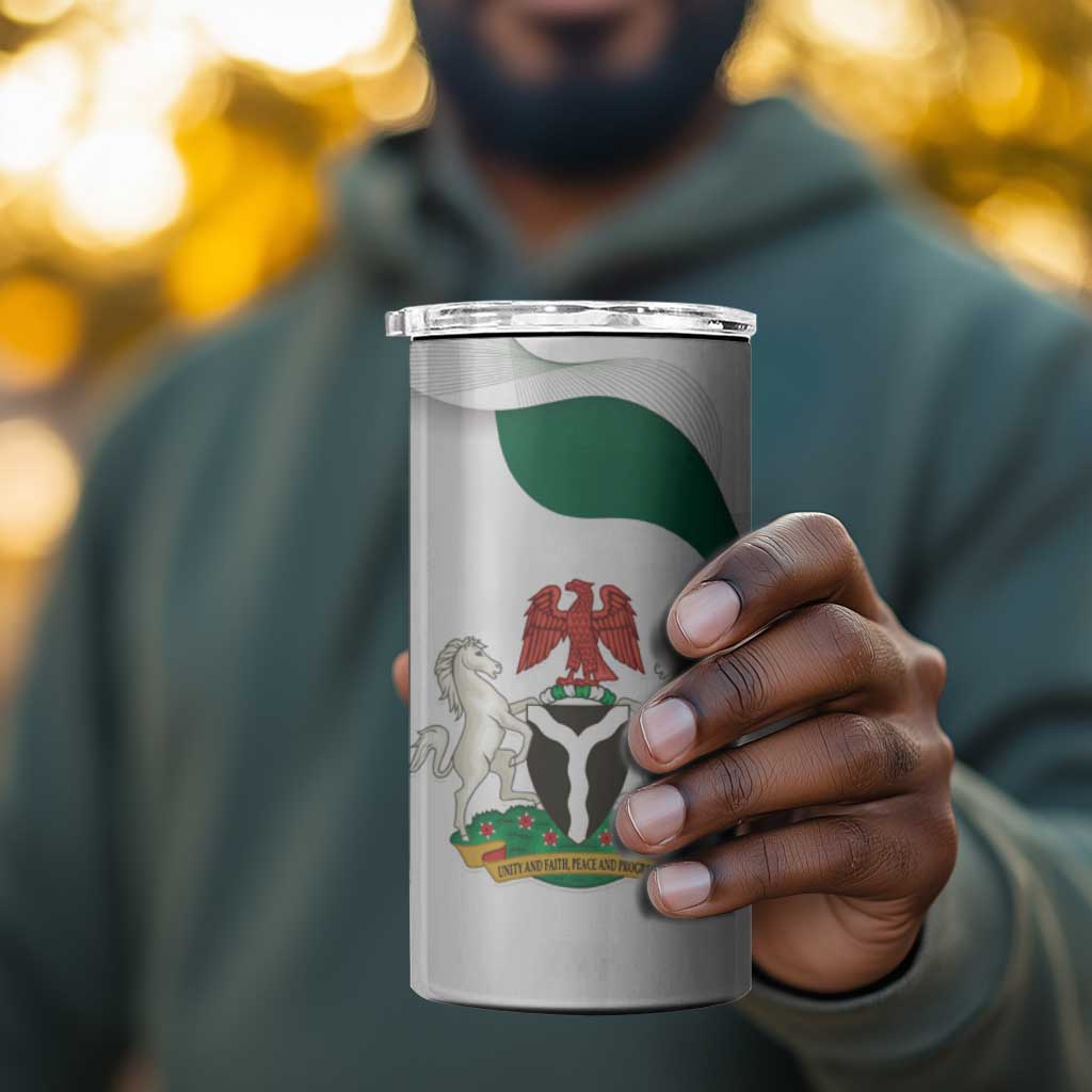 Nigeria Personalized 4 in 1 Can Cooler Tumbler Happy Independence Day LT15