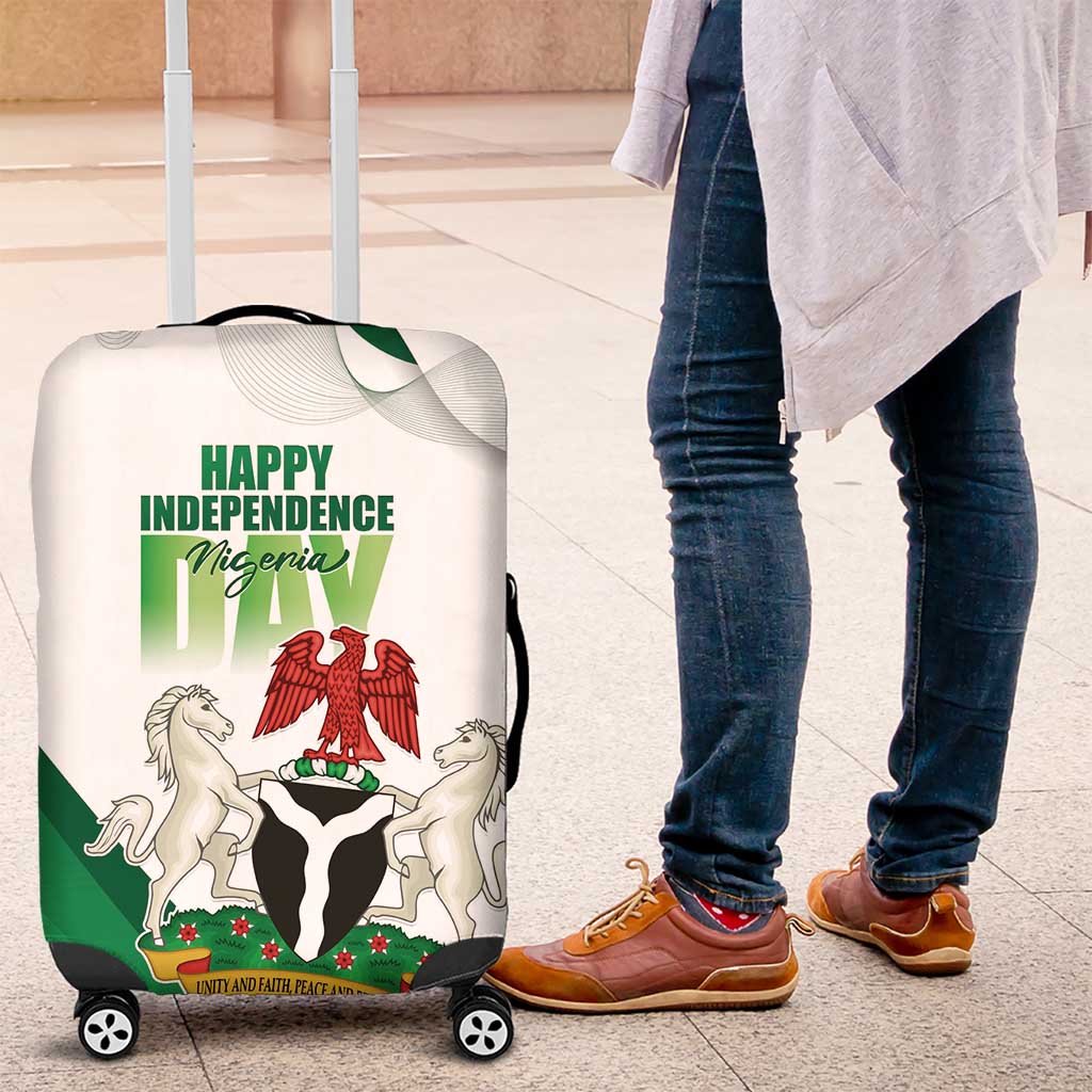 Nigeria Independence Day Luggage Cover Unity and Faith Peace and Progress LT15