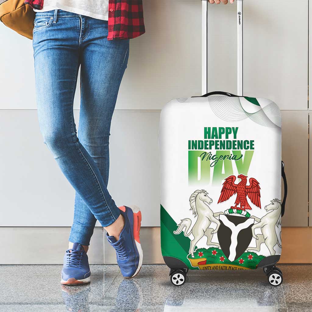 Nigeria Independence Day Luggage Cover Unity and Faith Peace and Progress LT15