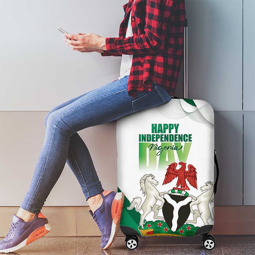 Nigeria Independence Day Luggage Cover Unity and Faith Peace and Progress LT15