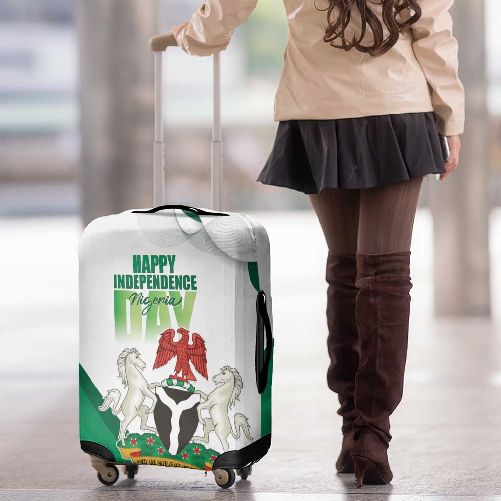 Nigeria Independence Day Luggage Cover Unity and Faith Peace and Progress LT15