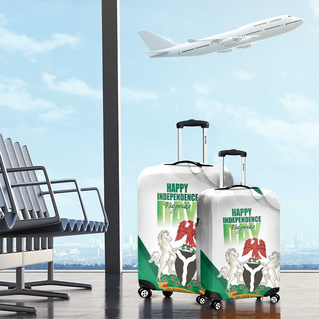 Nigeria Independence Day Luggage Cover Unity and Faith Peace and Progress LT15
