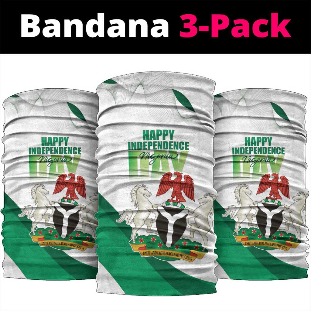 Nigeria Independence Day Neck Gaiter Unity and Faith Peace and Progress LT15