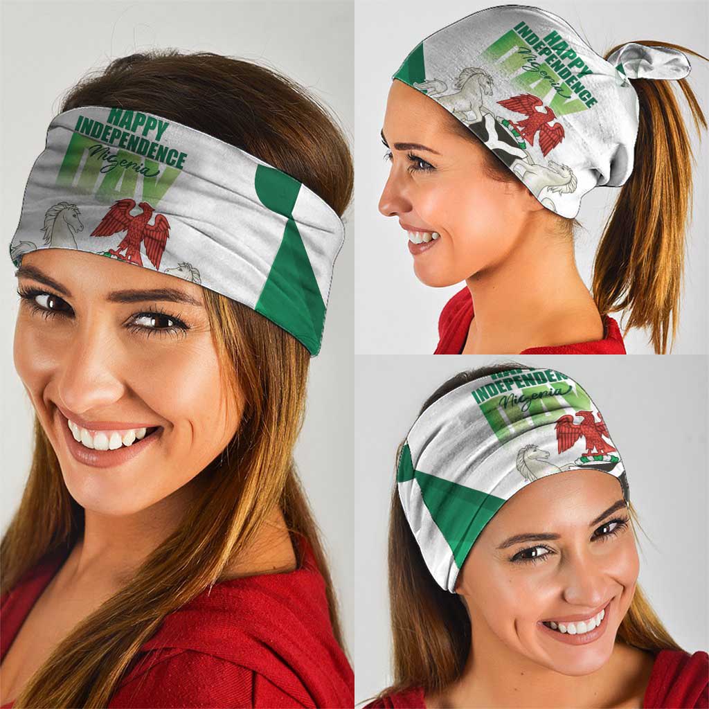 Nigeria Independence Day Neck Gaiter Unity and Faith Peace and Progress LT15