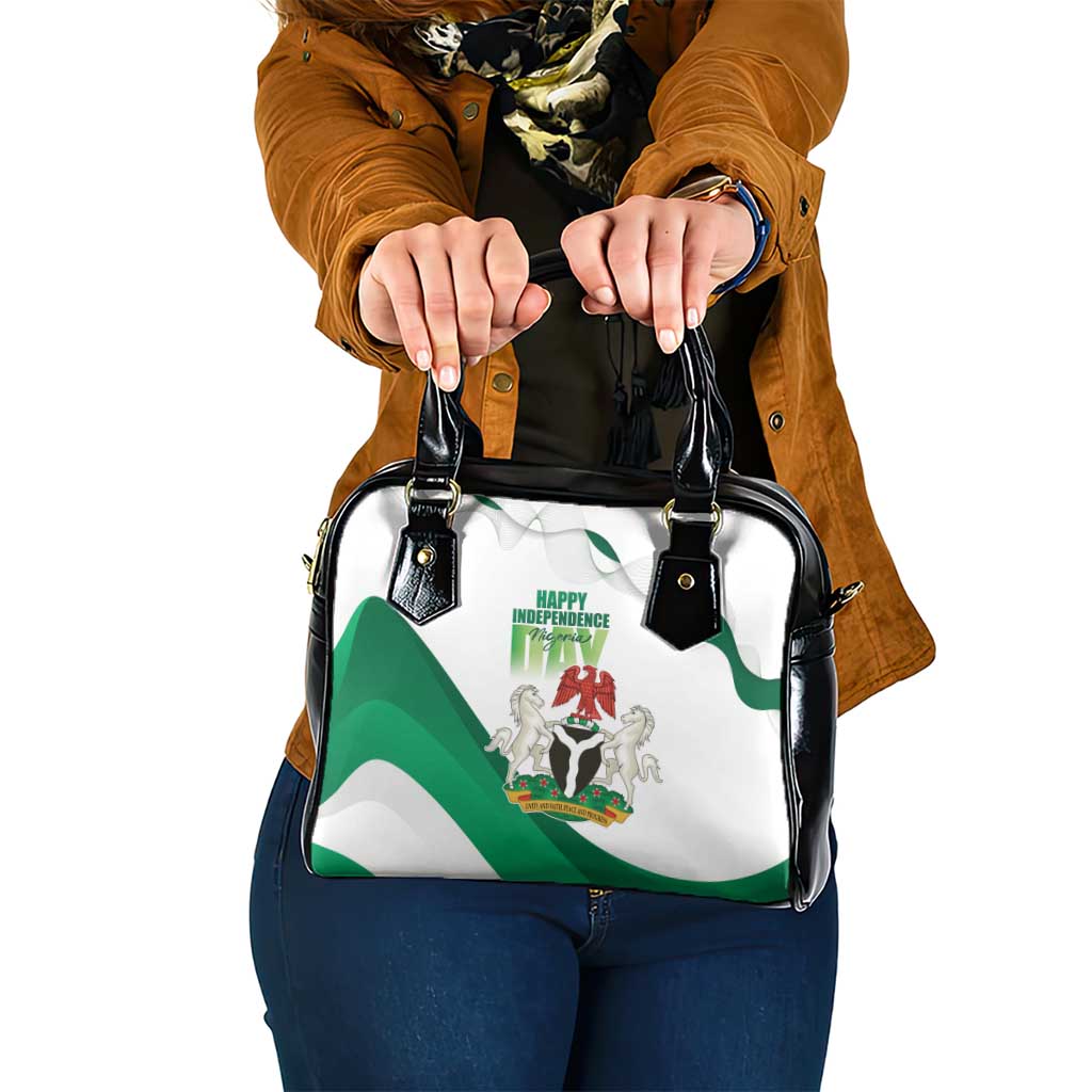 Nigeria Independence Day Shoulder Handbag Unity and Faith Peace and Progress LT15