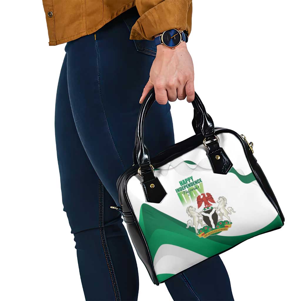 Nigeria Independence Day Shoulder Handbag Unity and Faith Peace and Progress LT15