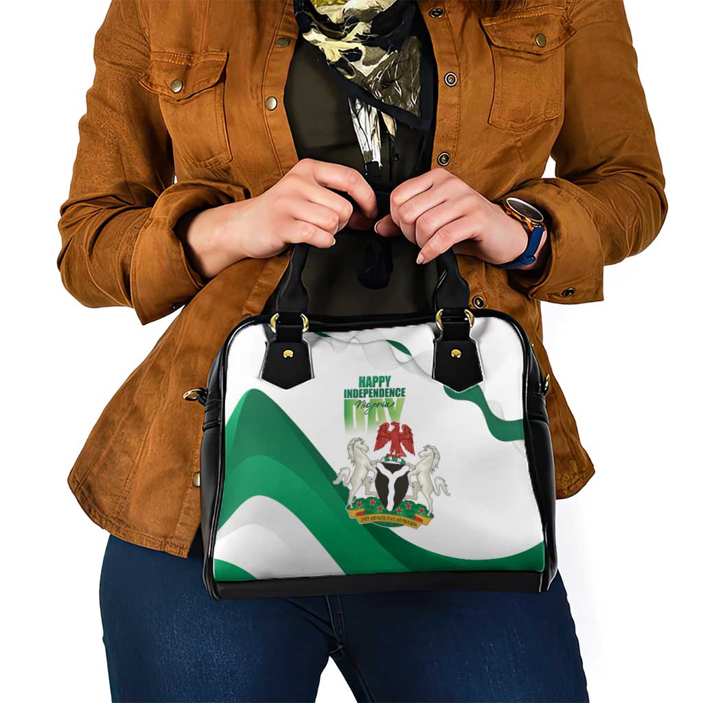 Nigeria Independence Day Shoulder Handbag Unity and Faith Peace and Progress LT15