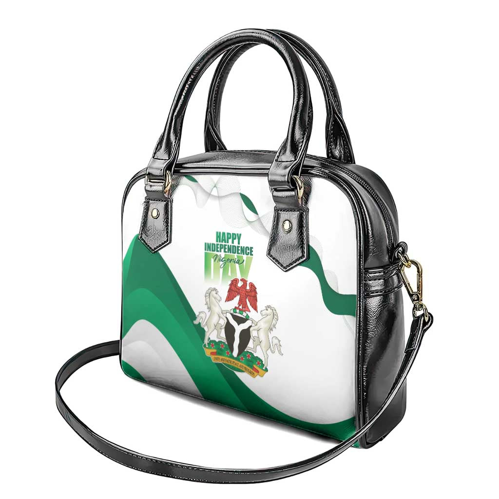 Nigeria Independence Day Shoulder Handbag Unity and Faith Peace and Progress LT15