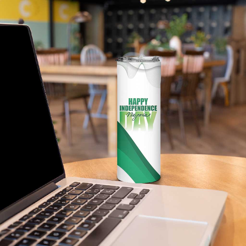 Nigeria Personalized Skinny Tumbler Happy Independence Day LT15