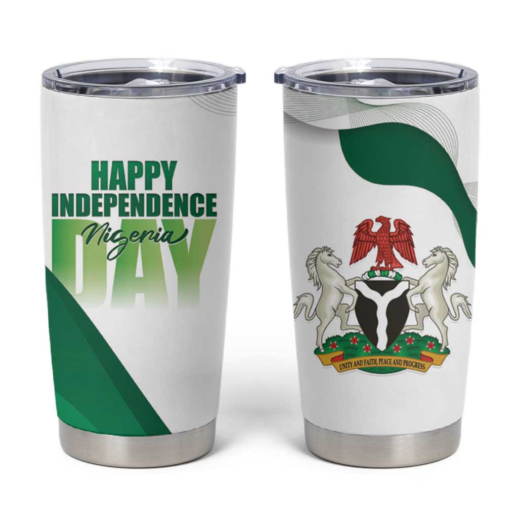 Nigeria Personalized Tumbler Cup Happy Independence Day LT15