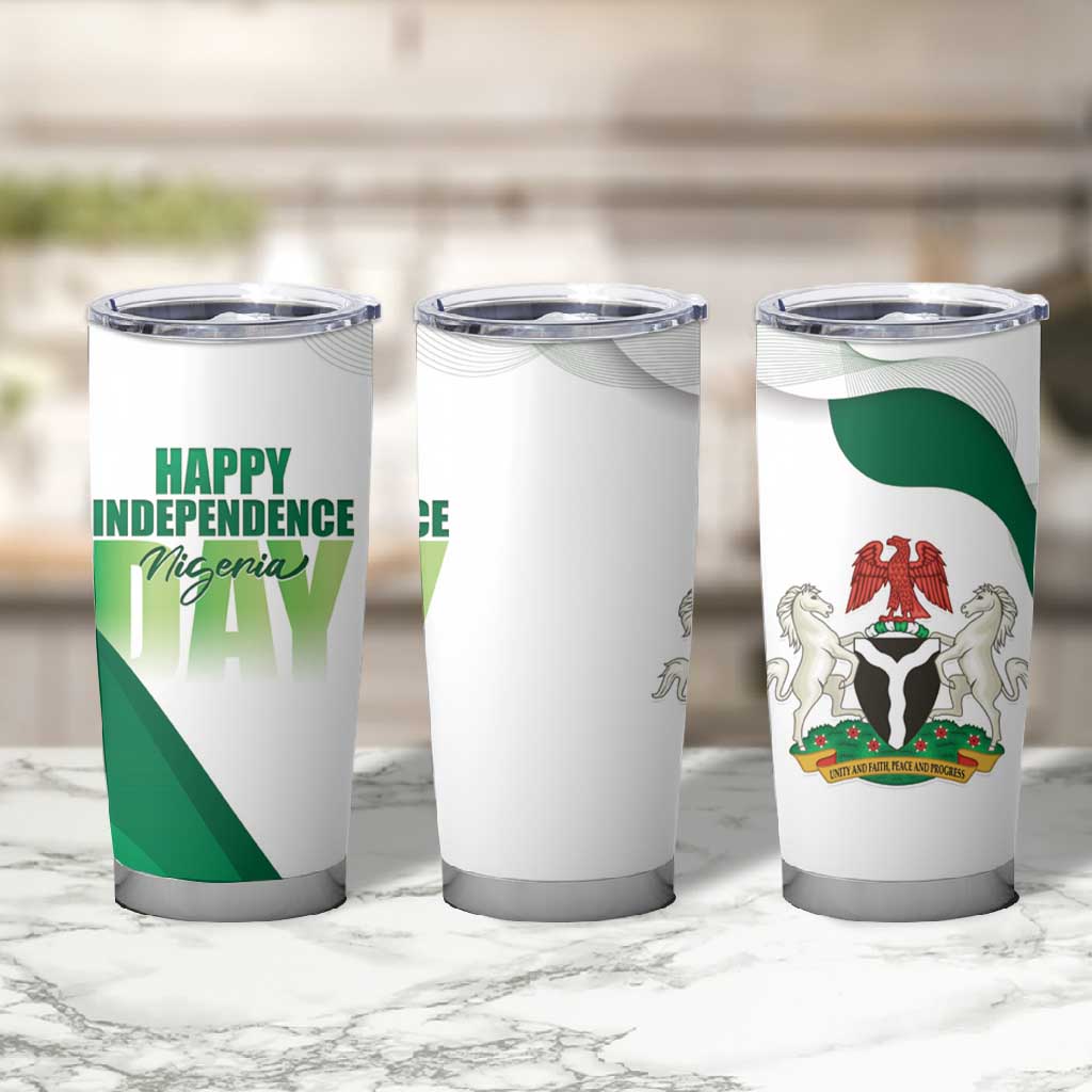 Nigeria Personalized Tumbler Cup Happy Independence Day LT15