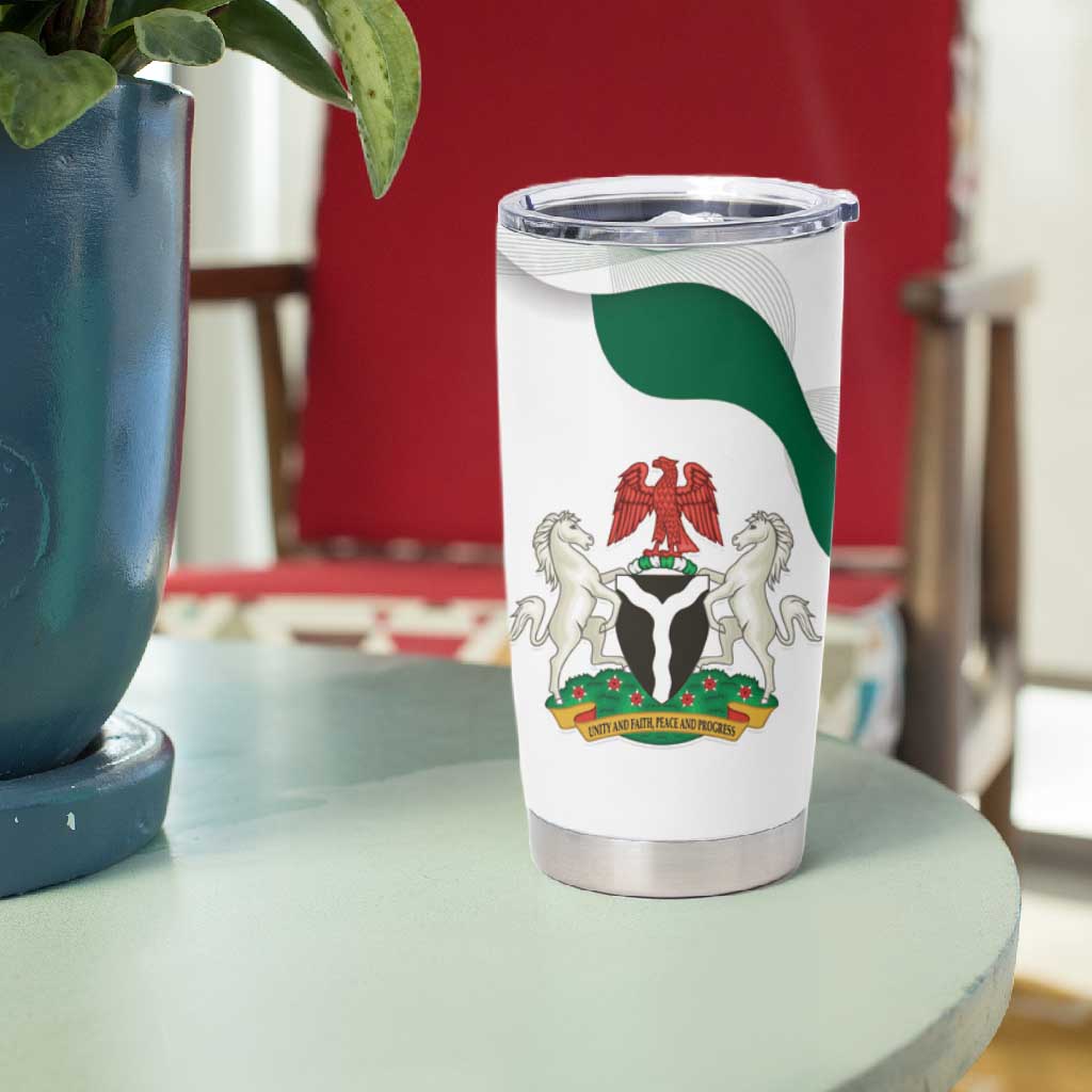 Nigeria Personalized Tumbler Cup Happy Independence Day LT15