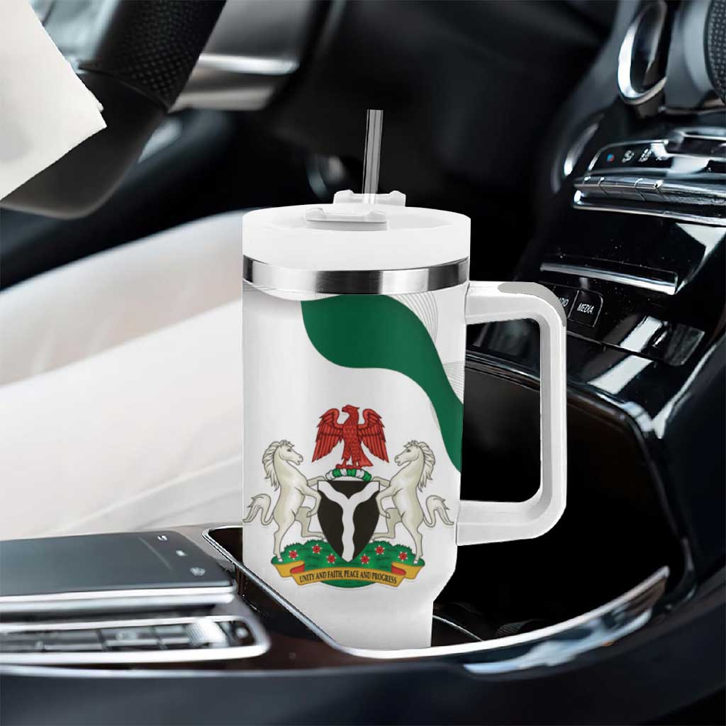 Nigeria Personalized Tumbler With Handle Happy Independence Day LT15