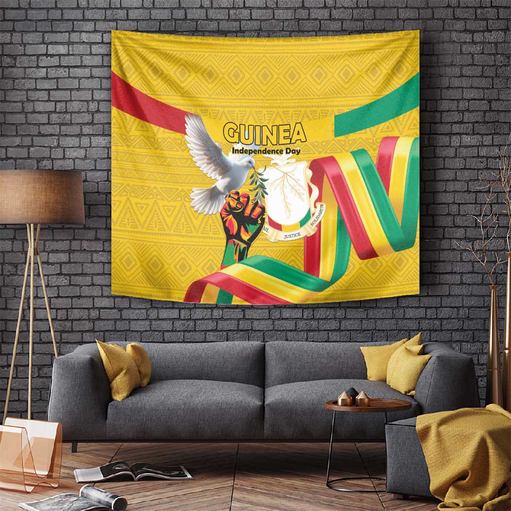 Guinea Tapestry Happy Independence Day LT15