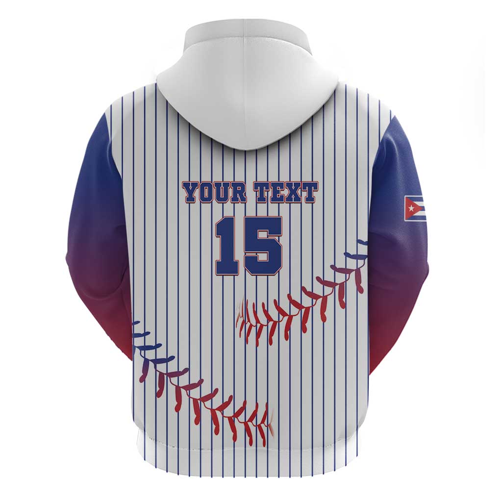 Custom Cuba Baseball Hoodie Sporty Style LT15