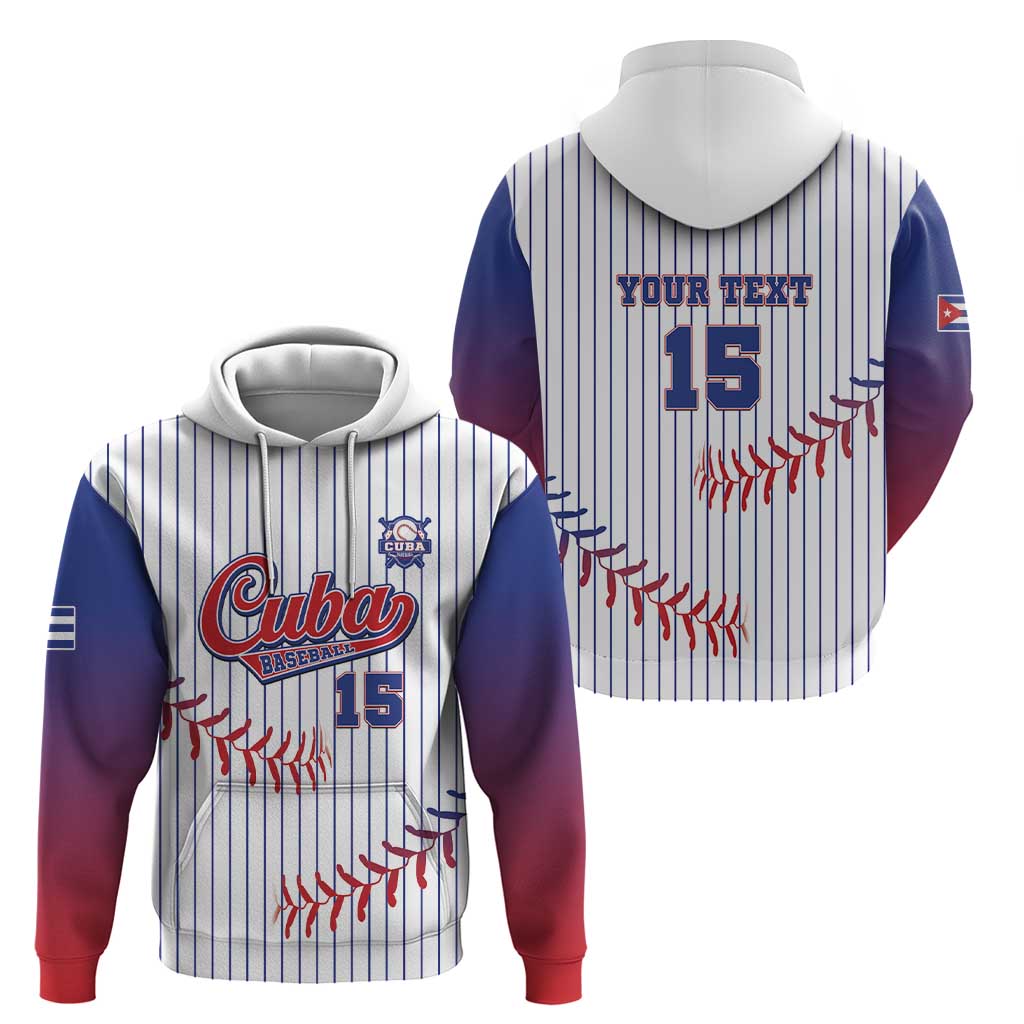Custom Cuba Baseball Hoodie Sporty Style LT15