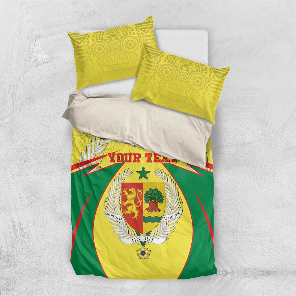 Personalised Afro Senegal Bedding Set Coat Of Arms Mix African Pattern LT15