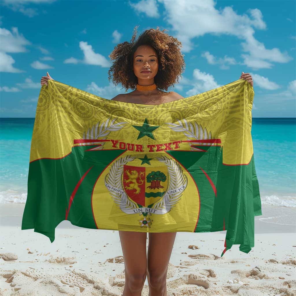 Personalised Afro Senegal Sarong Coat Of Arms Mix African Pattern LT15