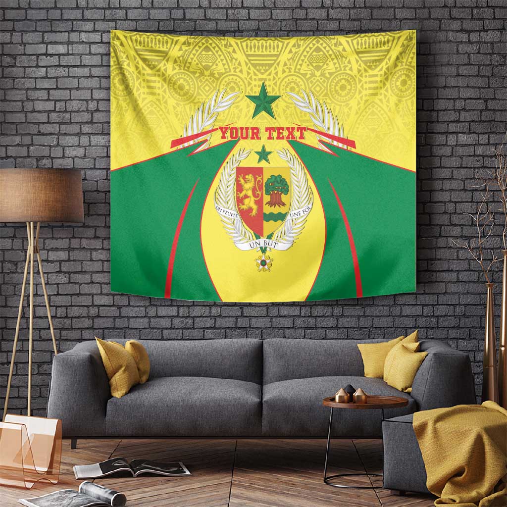 Personalised Afro Senegal Tapestry Coat Of Arms Mix African Pattern LT15