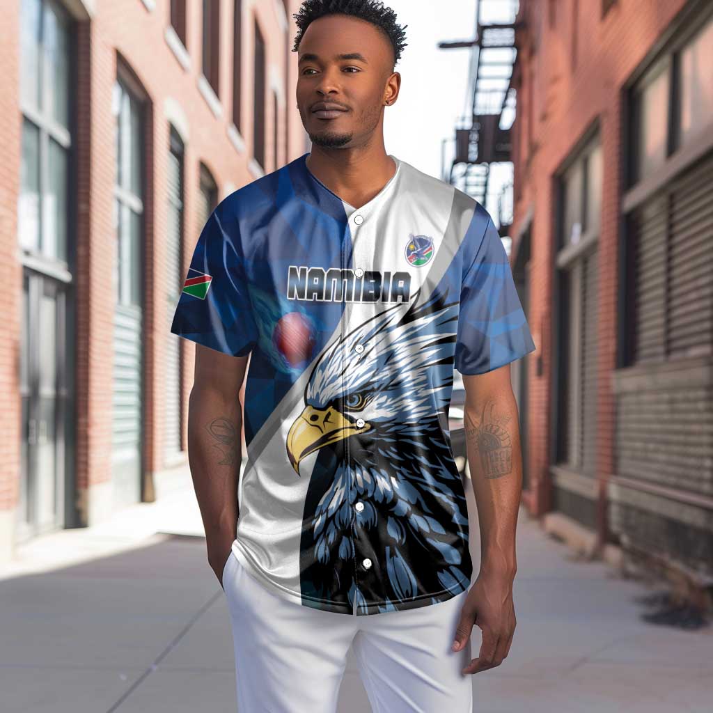 Custom Afro Namibia Cricket Baseball Jersey Go Eagles LT15