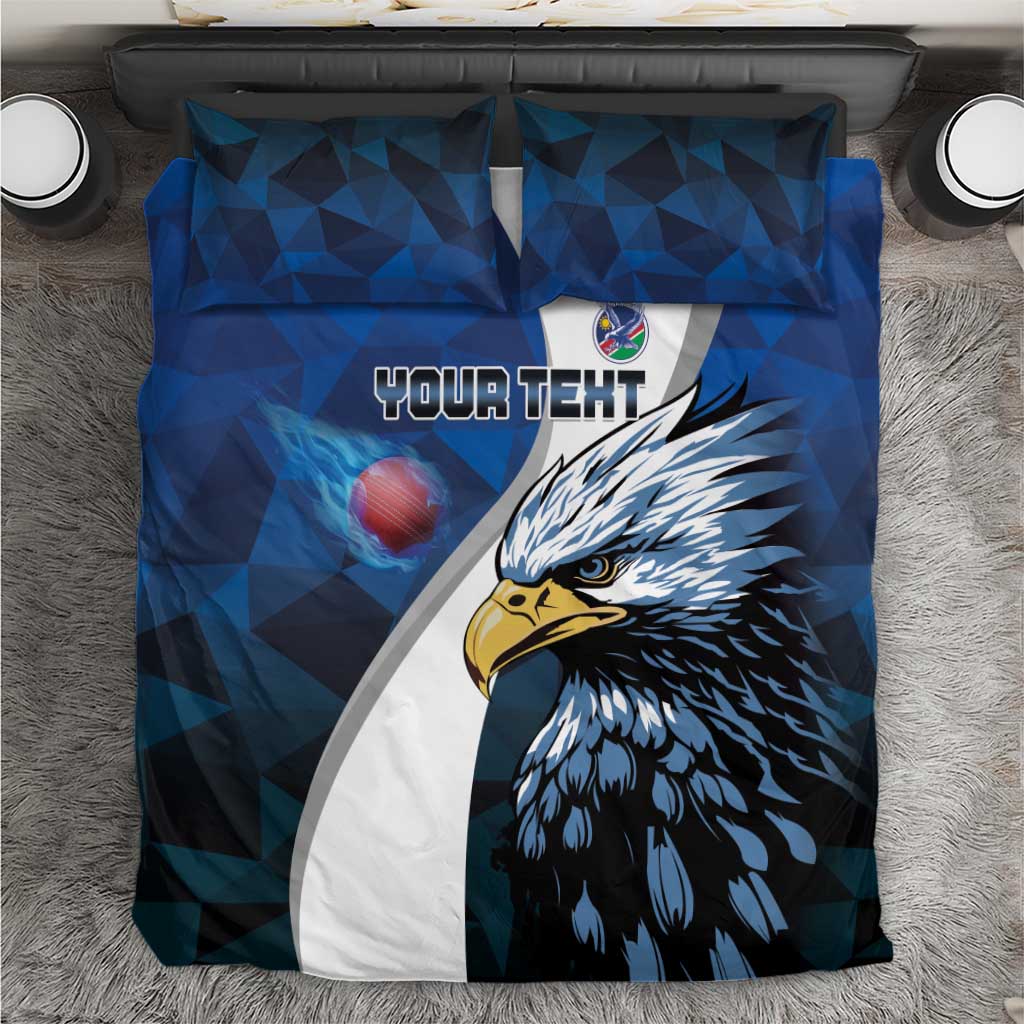 Custom Afro Namibia Cricket Bedding Set Go Eagles LT15