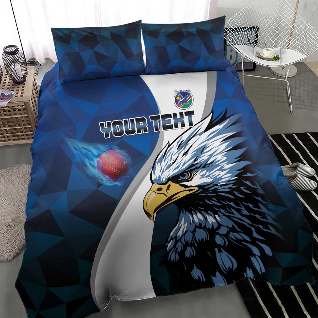 Custom Afro Namibia Cricket Bedding Set Go Eagles LT15