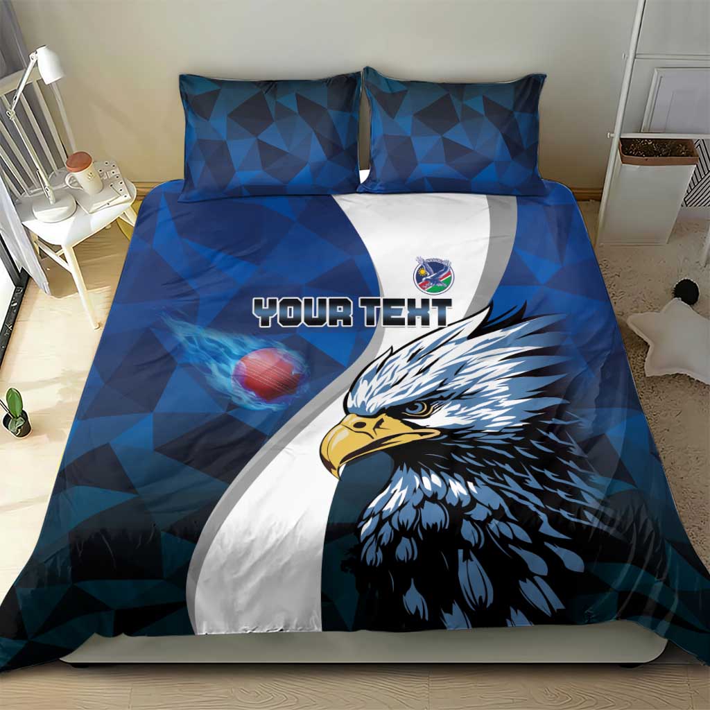 Custom Afro Namibia Cricket Bedding Set Go Eagles LT15