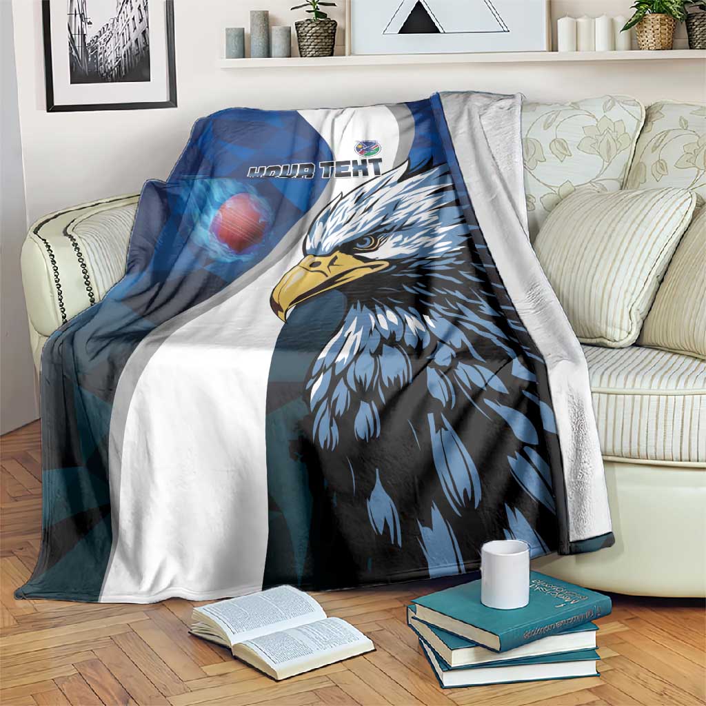 Custom Afro Namibia Cricket Blanket Go Eagles LT15