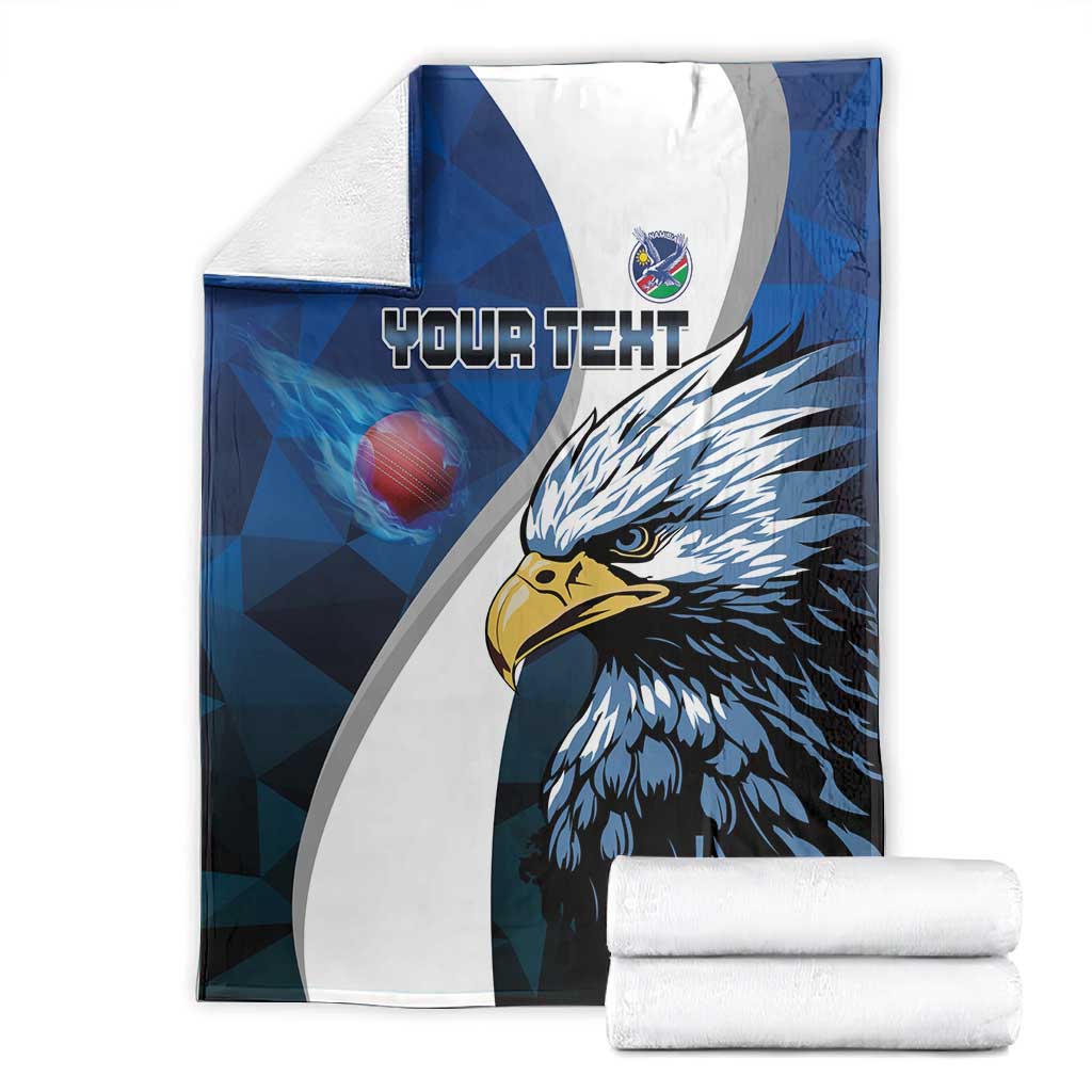 Custom Afro Namibia Cricket Blanket Go Eagles LT15