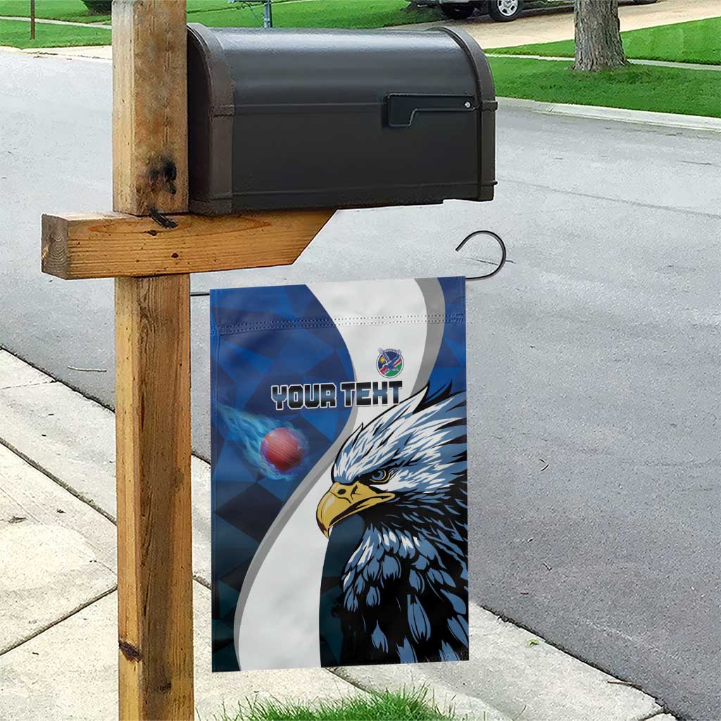 Custom Afro Namibia Cricket Garden Flag Go Eagles LT15
