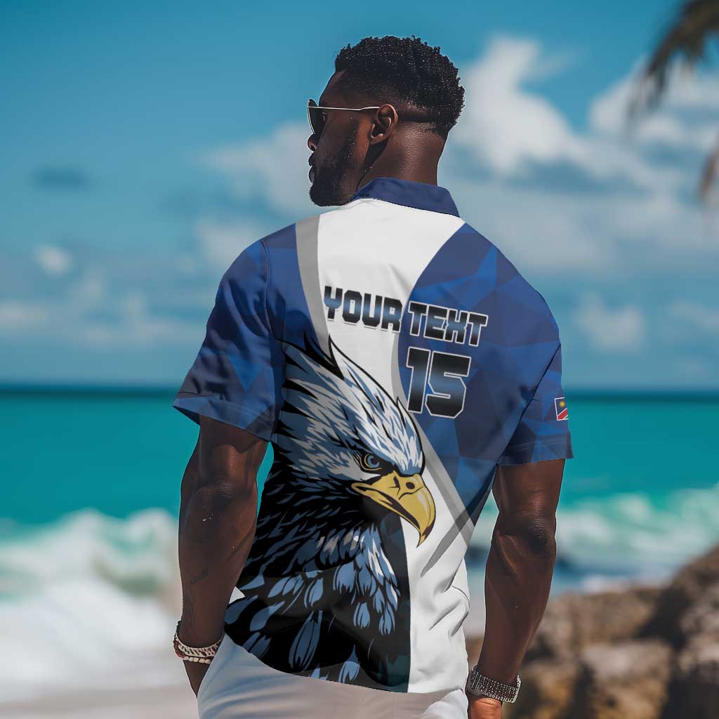 Custom Afro Namibia Cricket Hawaiian Shirt Go Eagles LT15