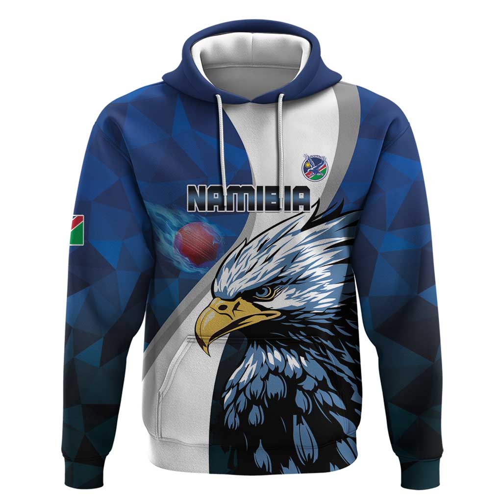 Custom Namibia Cricket Hoodie Go Champions LT15