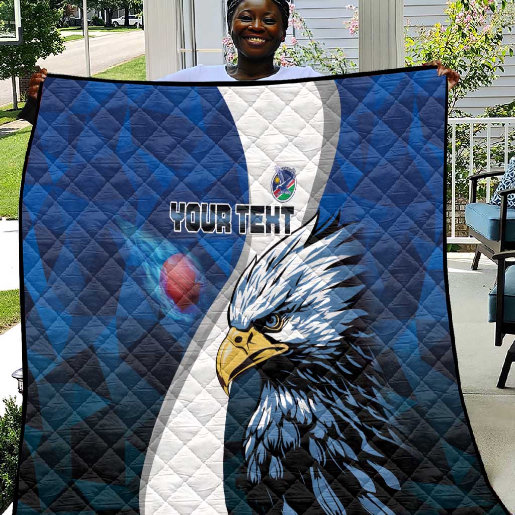 Custom Afro Namibia Cricket Quilt Go Eagles LT15