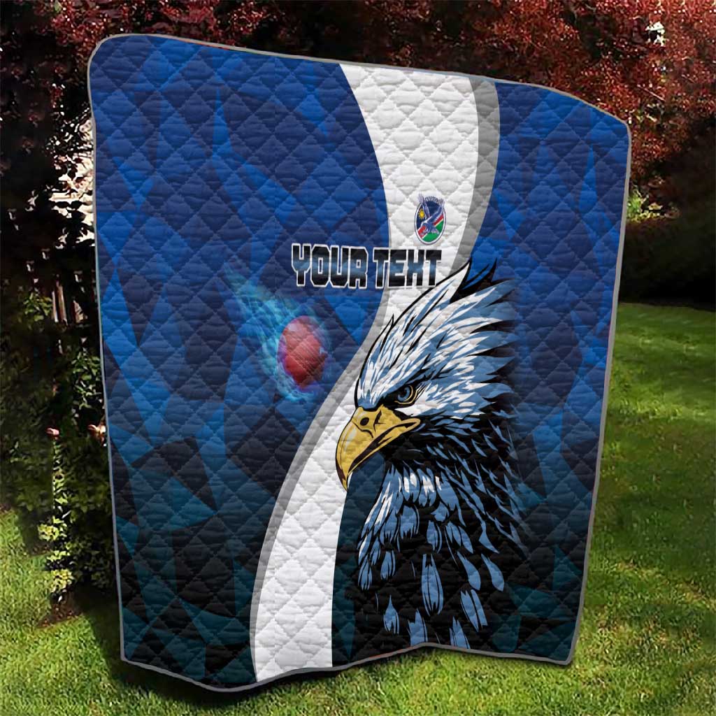 Custom Afro Namibia Cricket Quilt Go Eagles LT15